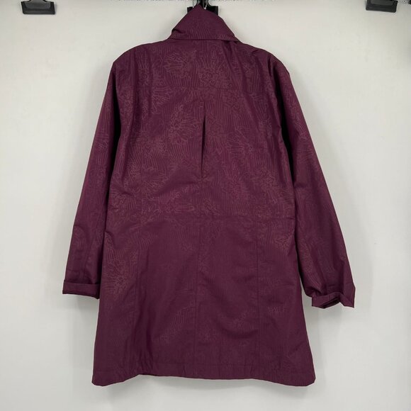 TravelSmith Purple Floral Mid-Length Jacket | Perfect for Any Occasion - Picture 2 of 9